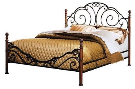 Wrought Iron Queen Bed Frame With Headboard Hanaposy