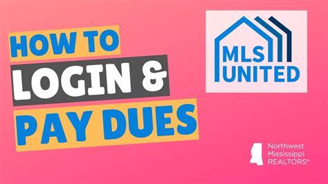 How To Login And Pay Dues With Mls United Youtube