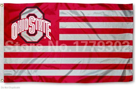Ohio State University Flag 3 X 5 Fan Bandera 150 X 90 Cm Bandera De
