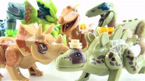 6 Low Quality Lego Knockoff Dinosaur Toys Jurassic World Lego
