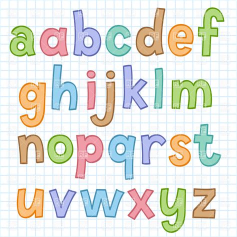 Cartoon Alphabet Letters