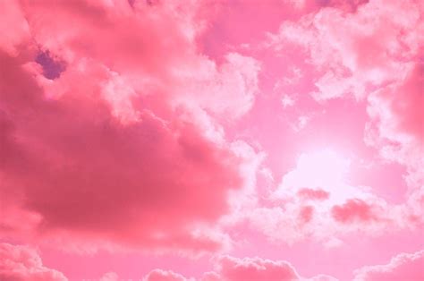 Pink Clouds Wallpapers Top Free Pink Clouds Backgrounds Wallpaperaccess