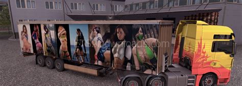 Sexy Girls Trailer V2 ~ Euro Truck Simulator 2 Spot