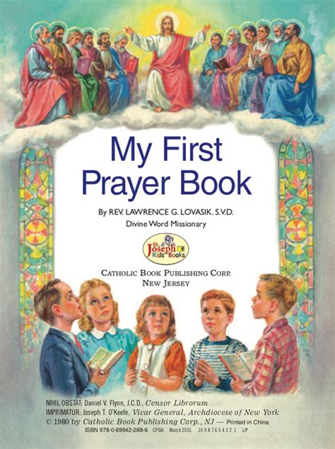 My First Prayer Book Lovasik Childrens Picture Book Paperback