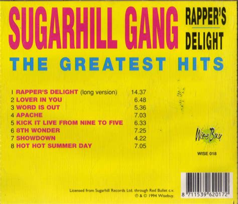 Funk Disco Soul Groove Rap Sugarhill Gang Rappers Delight The