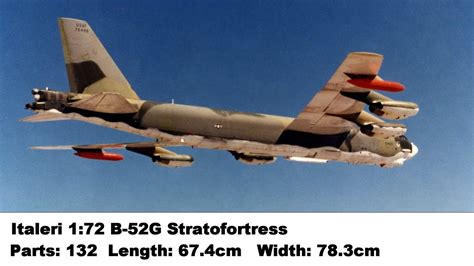 Large Scale Italeri 172 B 52g Stratofortress Kit Review Youtube