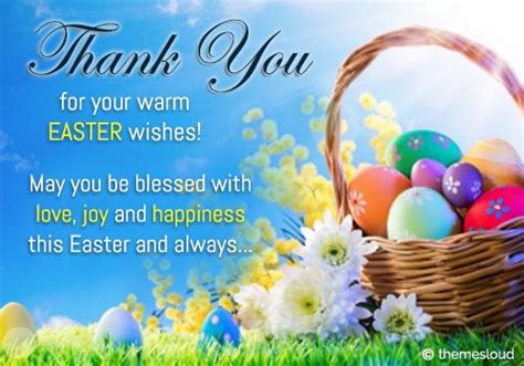 Pin By 123greetings Ecards On Easter Thank You Easter Wishes Thank