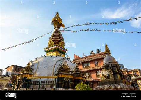 Kathesimbhu Stupa In Kathmandu In Nepal Stock Photo Alamy