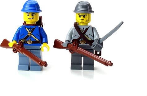 Battle Brick Union And Confederate Soldiers Custom