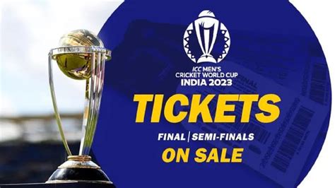 World Cup 2023 Semifinals And Finals Tickets Available Today Kaha Mil