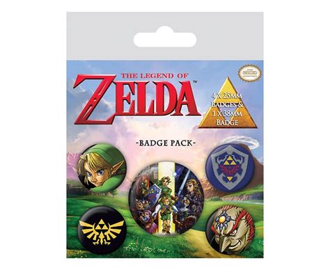 The Legend Of Zelda Set Of 5 Pins