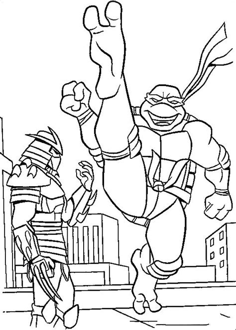 Teenage Mutant Ninja Turtles Raphael Coloring Pages At Getcolorings