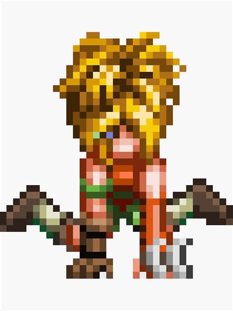 Pegatina Rikku Muriendo Final Fantasy X Pixel Art De Pixel Kim Redbubble