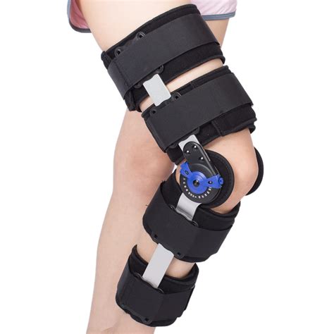 Buy Hinged Knee Brace Rom Post Op Knee Immobilizer Adjustable Knee Immobilizer Support With Side