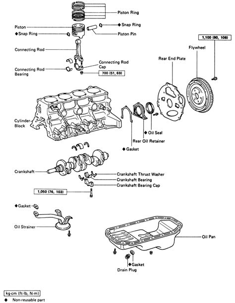 Toyota 22r Exploded View
