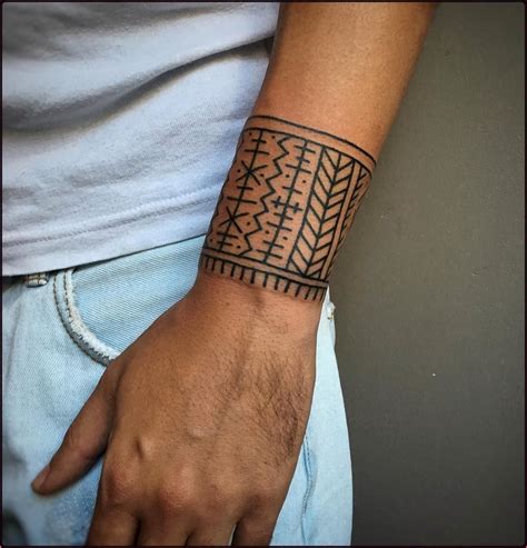 Tribal Tattoo Unterarm Wrist Tattoos For Guys Arm Band Tattoo