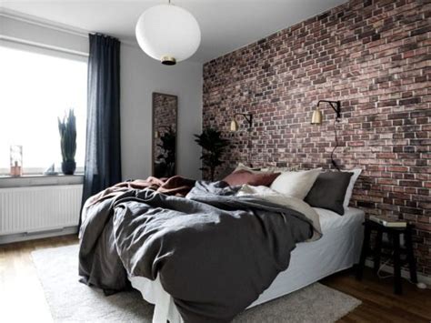 Gravity Home Brick Wall Bedroom Brick Bedroom