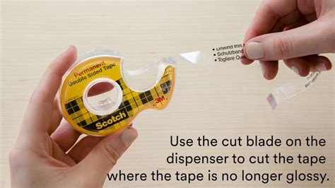 How To Start A Roll Of Scotch Double Sided Tape Youtube