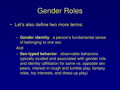 Ppt Gender Roles Powerpoint Presentation Free Download Id5772463