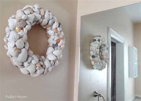 Diy Seashell Wreath Puddys House