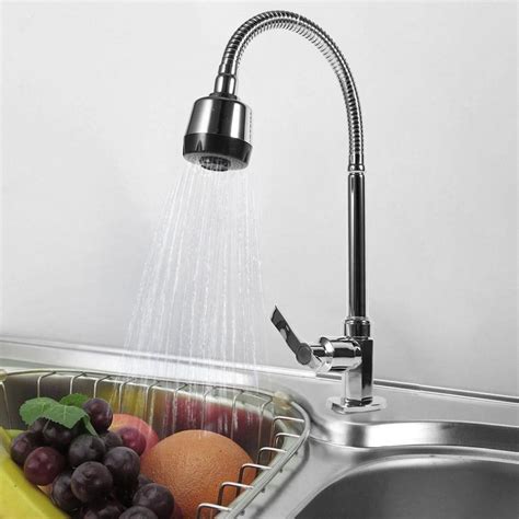 Gappo kitchen faucet chrome kitchen sink faucet mixer torneira brass kitchen water tap faucet with filtered water taps. Zinc Alloy Kitchen Faucet Mixer Single Handle Single Hole ...