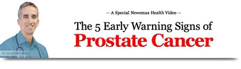 Although early stage symptoms are harder to detect, there are a number of warning signs that could potentially indicate you're at risk for prostate cancer or have already developed it. 5 Early Warning Signs of Prostate Cancer