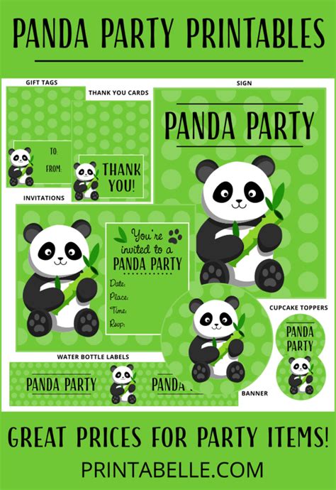 Panda Bear Invitations Free Printable Free Printable