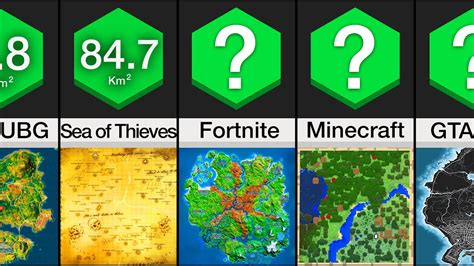 Gaming Map Size Comparison 2021 Youtube
