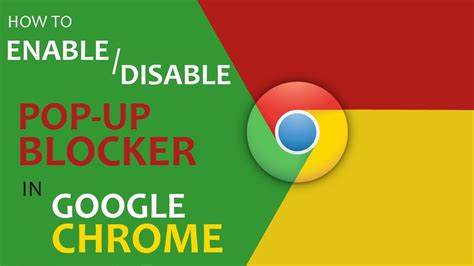 How To Disable Pop Up And Enable Chrome Browsers Techknowledge