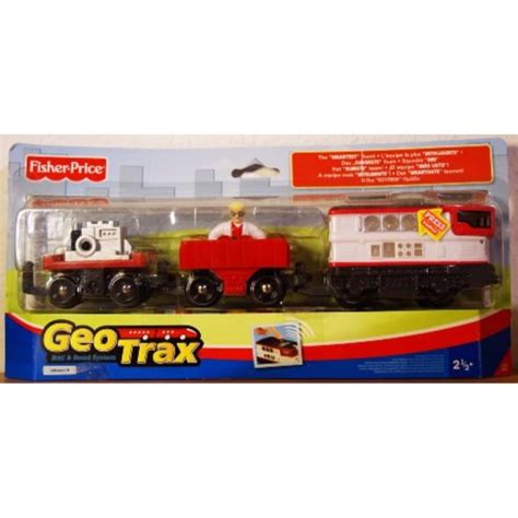 Geotrax Rail And Road Lights And Sounds Vehicles Goggles And Bunsen The