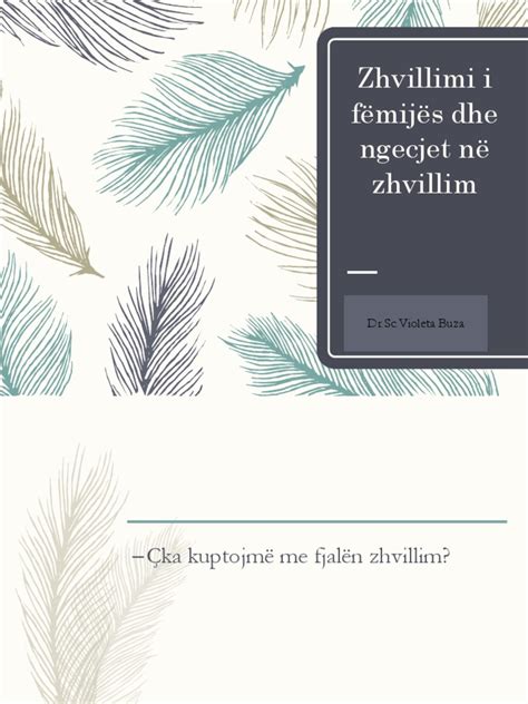 Zhvillimi I Fëmijës Dhe Ngecjet Në Zhvillim Pdf