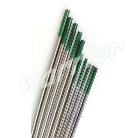 1 0 1 6 150mm Pure Tungsten Electrodes Wp For Tig Welding Green Tips 0