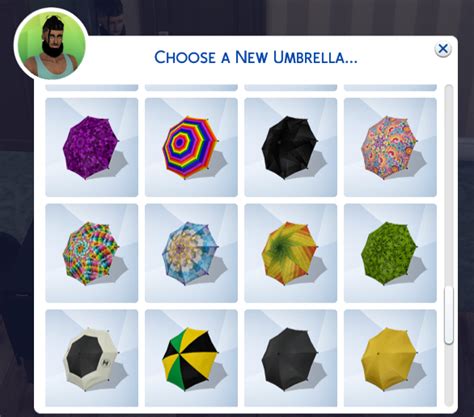876simmer — Seasons Umbrella Recolors As Promised Heres A Sims 4