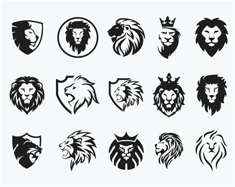 Logo Lion Lion Head Logo Lion Head Tattoos Beast Logo Logo Set