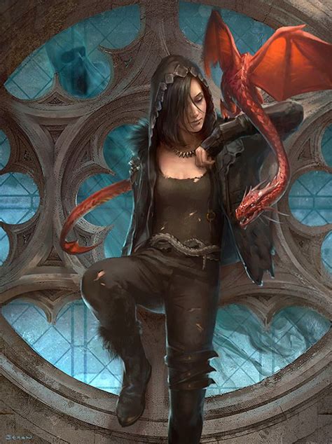 Lisbeth Dragon Whisperer Fantastic Art Fantasy Creatures Female
