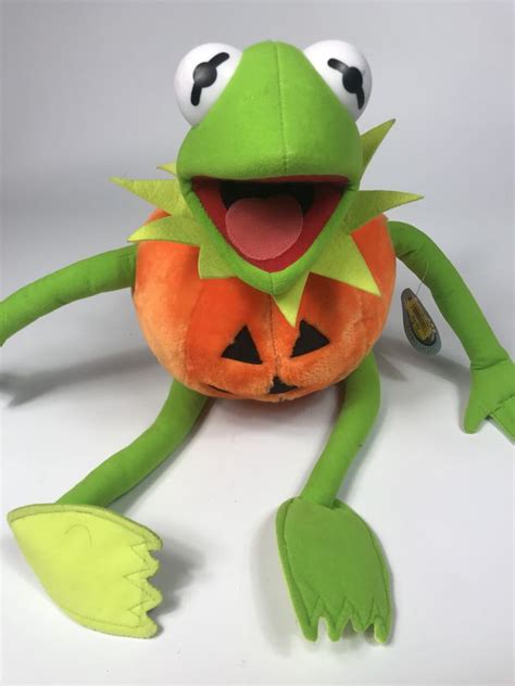 Kermit The Frog Halloween Pumpkin Plush 12 For Sale In