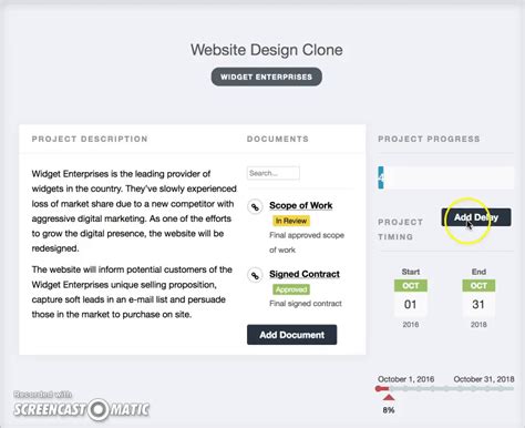 Sample Project Website Design Project Panorama