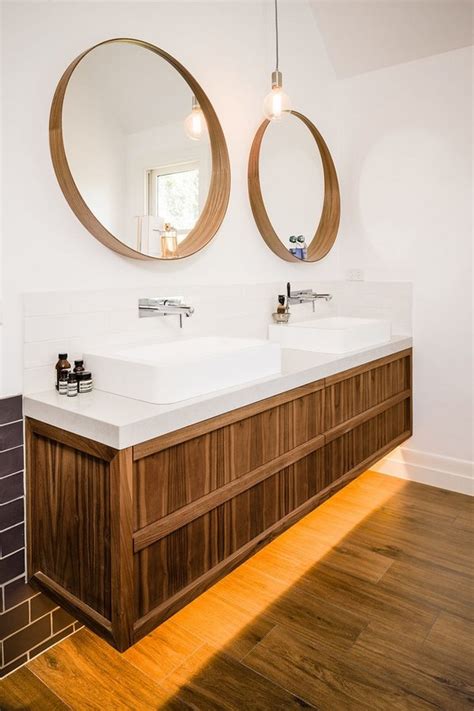 Take this one for example: Modern floating vanity cabinets - airy and elegant ...
