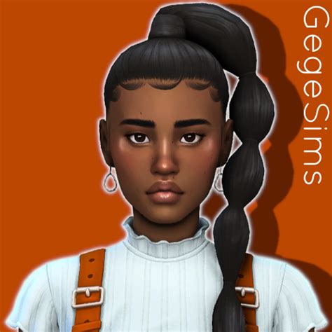 Gegesims Shaina Hair The Sims 4 Create A Sim Curseforge
