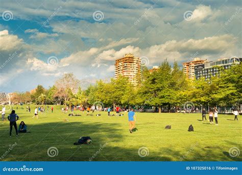 Parque Araucano In Las Condes Editorial Photo Image Of American