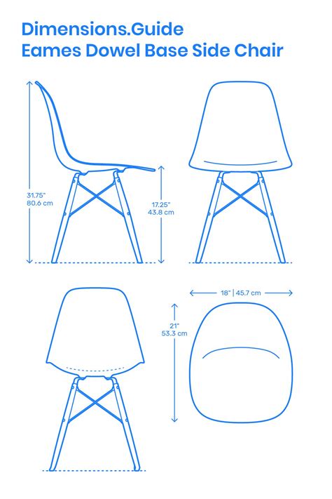 Eames Dowel Base Side Chair Furniture Design Sketches Side Chairs