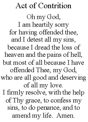 This version is the same prayer that was published in the baltimore catechism in 1885 and covers the most intentions with the fewest words. Pin on #SweepsEntry