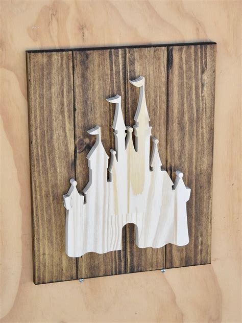 Disney Castle Wood Plaque | Wood plaques