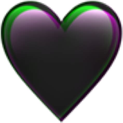 100 Black Heart Emoji Png Images