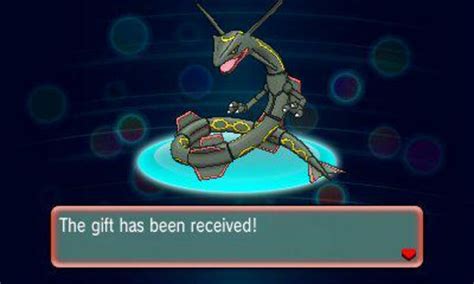 Shiny Rayquaza Distribution Event For Pokémon Omega Ruby And Alpha