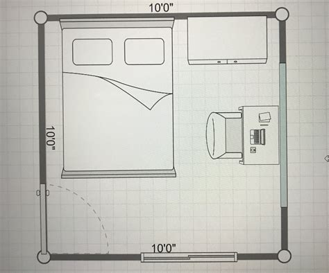 10x10 bedroom layout | Small bedroom layout, Bedroom layout design, Small bedroom layout 10x10