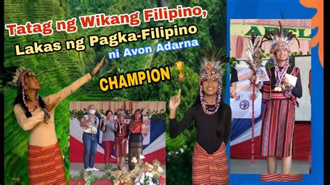 Champion Buwan Ng Wika Tatag Ng Wikang Filipino Lakas Ng