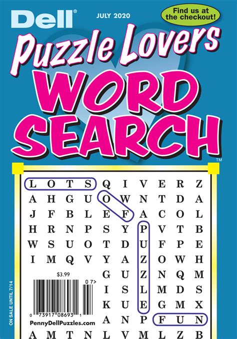 Puzzle Lovers Word Search Penny Dell Puzzles