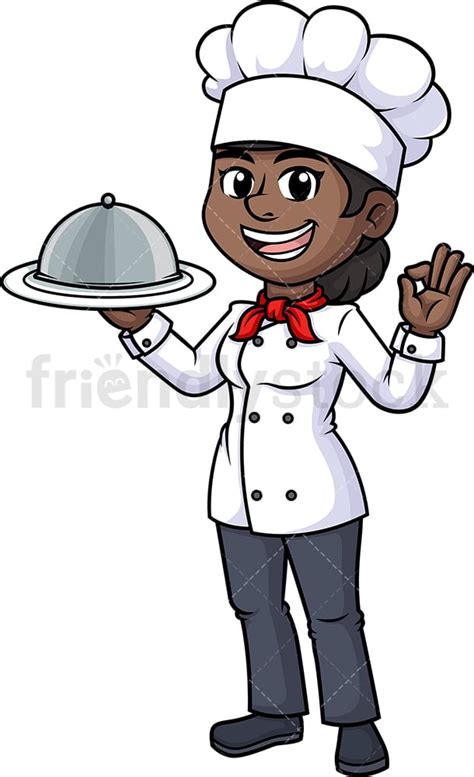 Black Female Chef Clipart Free Template Ppt Premium Download 2020