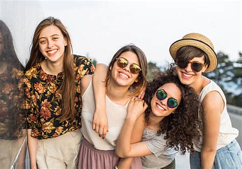 Group Of Three Girlfriends Taking A Selfie By Jovo Jovanovic Party Celebration Stocksy United